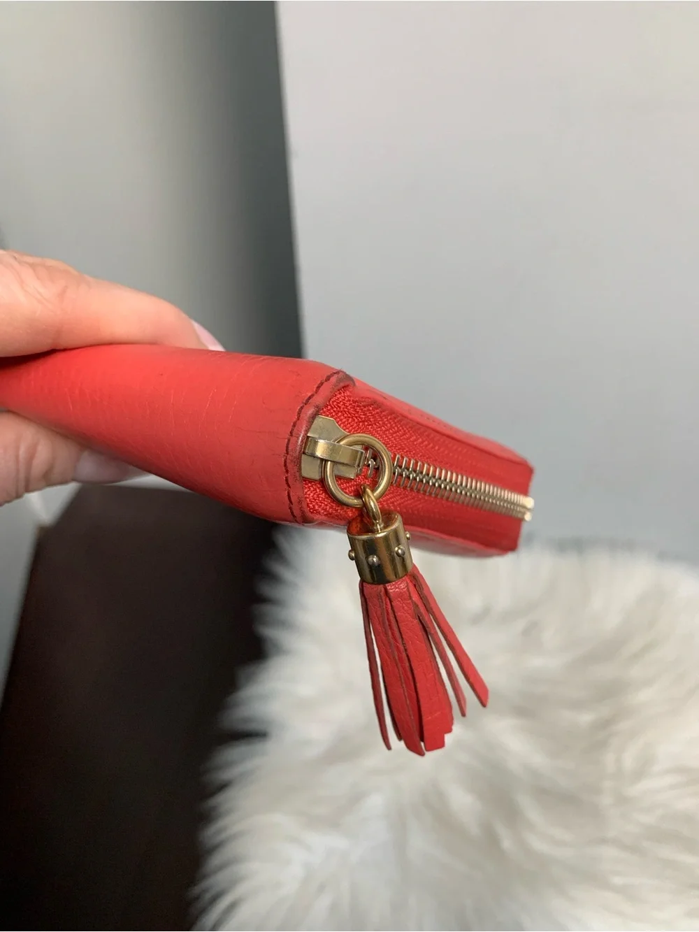 Authentic pink Gucci soho large zippy wallet. - Picture 4 of 14